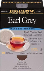 Bigelow - Earl Grey Black Tea Pods, 1.90 oz, 18/Box - Industrial Tool & Supply