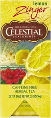 Celestial Seasonings - Tea, Herbal Lemon Zinger, 25/Box - Industrial Tool & Supply