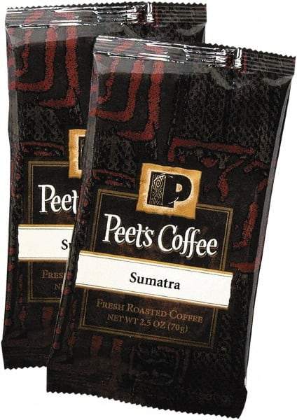 Peet's Coffee & Tea - Coffee Portion Packs, Sumatra, 2.5 oz Frack Pack, 18/Box - Industrial Tool & Supply