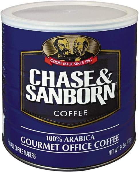 Chase & Sanborn - Coffee, Regular, 34.5 oz Can - Industrial Tool & Supply