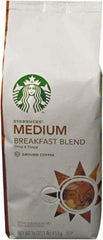 Starbucks - Coffee, Breakfast Blend, Ground, 1 Lb Bag - Industrial Tool & Supply