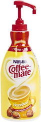 Coffee-Mate - Liquid Coffee Creamer, Hazelnut, 1.5 Liter Pump Bottle, 2/Carton - Industrial Tool & Supply