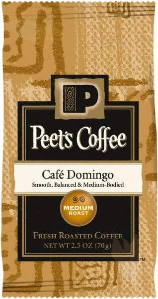 Peet's Coffee & Tea - Coffee Portion Packs, Caf\xE9 Domingo Blend, 2.5 oz Frack Pack, 18/Box - Industrial Tool & Supply