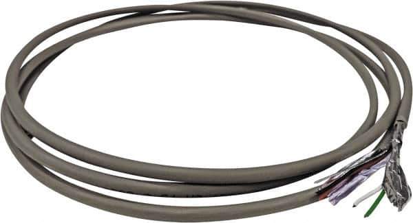 Value Collection - 22 AWG, 4 Wire, 500' OAL Shielded Automation & Communication Cable - PVC Insulation, Tinned Copper Conductor, 300 Volts, 0.2" OD - Industrial Tool & Supply