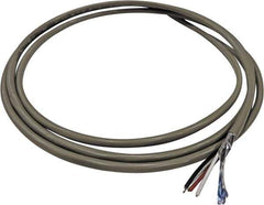 Value Collection - 22 AWG, 2 Wire, 500' OAL Shielded Automation & Communication Cable - PVC Insulation, Tinned Copper Conductor, 300 Volts, 0.14" OD - Industrial Tool & Supply