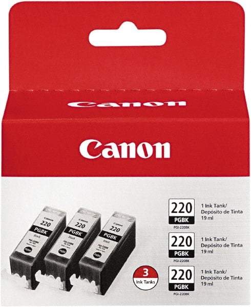 Canon - Black Ink Cartridge - Use with Canon PIXMA iP3600, iP4600, iP4700, MP560, MP620, MP640, MP980, MP990, MX860, MX870 - Industrial Tool & Supply