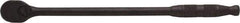 Proto - 3/8" Drive Pear Head Ratchet - Black Oxide Finish, 13" OAL, 90 Gear Teeth, Long Arm Handle, Reversible Head - Industrial Tool & Supply