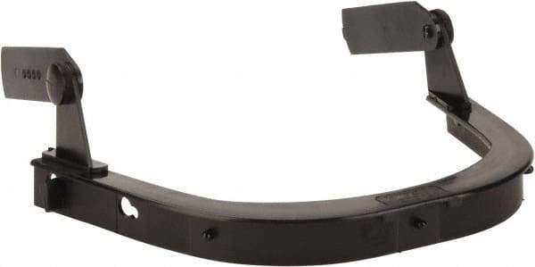 Tasco - Plastic Hard Hat Visor Carrier - Black, Compatible with Hard Hats - Industrial Tool & Supply