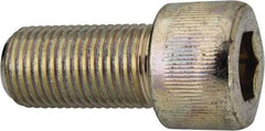 Value Collection - 1/2-20 UNF Hex Socket Drive, Socket Cap Screw - Alloy Steel, Zinc-Plated Finish, Fully Threaded, 1" Length Under Head - Industrial Tool & Supply
