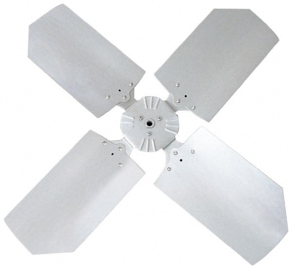 12mm Bore 600mm Blade Commercial Fan Blade Clockwise Rotation, 20.5 Pitch, 4 Blades