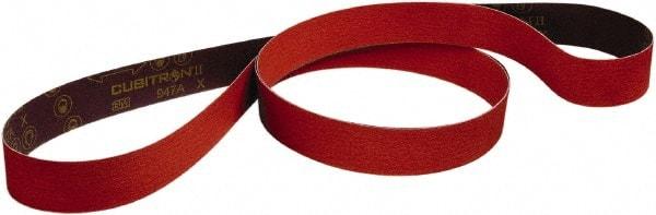 3M - 1" Wide x 30" OAL, 80 Grit, Ceramic Abrasive Belt - Ceramic, Medium, Coated, Series 947A - Industrial Tool & Supply