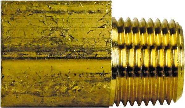 Cerro - 1/2 Male Thread x 1/2 Female Thread, Brass Industrial Pipe 90° Street Elbow - MNPT x FNPT, 1,200 psi - Industrial Tool & Supply