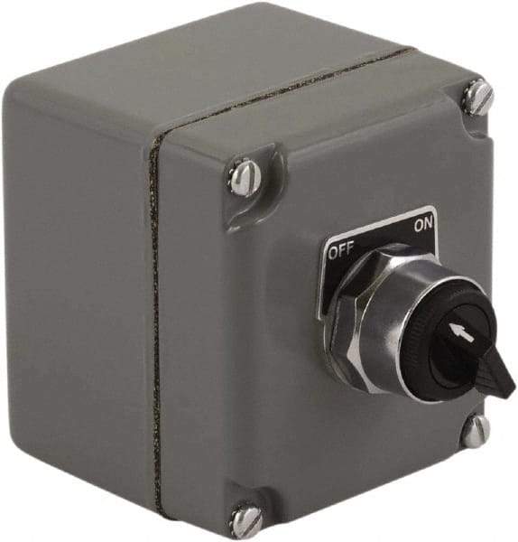 Schneider Electric - 1 Operator, Pushbutton Control Station - Start (Legend), Momentary Switch, NO/NC Contact, NEMA 1, 13, 3, 4 - Industrial Tool & Supply
