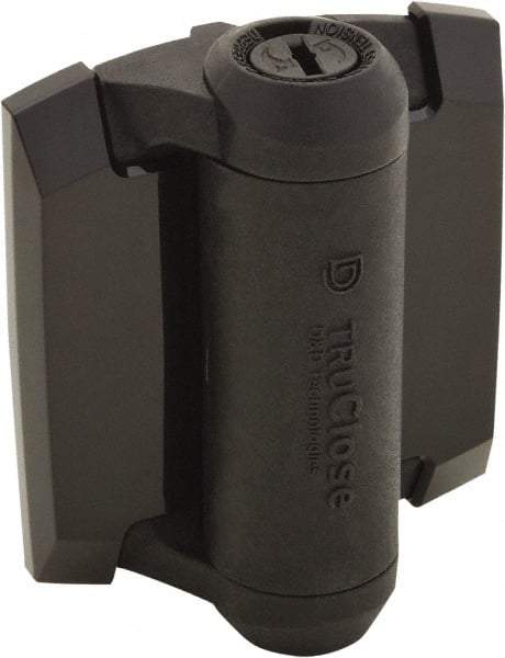 D&D Technologies - 3-3/4" Long x 3" Wide x 0.36" Thick, Gate Hinge - Polymer, Black Finish - Industrial Tool & Supply