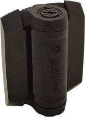 D&D Technologies - 4-3/4" Long x 3.58" Wide x 0.4" Thick, Gate Hinge - Polymer, Black Finish - Industrial Tool & Supply