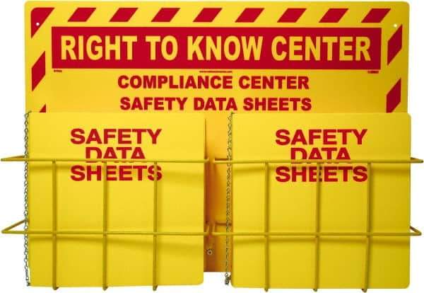 NMC - 20" Wide x 28" High, Information Center - 3 Rings, English - Industrial Tool & Supply