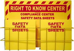 NMC - 20" Wide x 28" High, Information Center - 3 Rings, English - Industrial Tool & Supply
