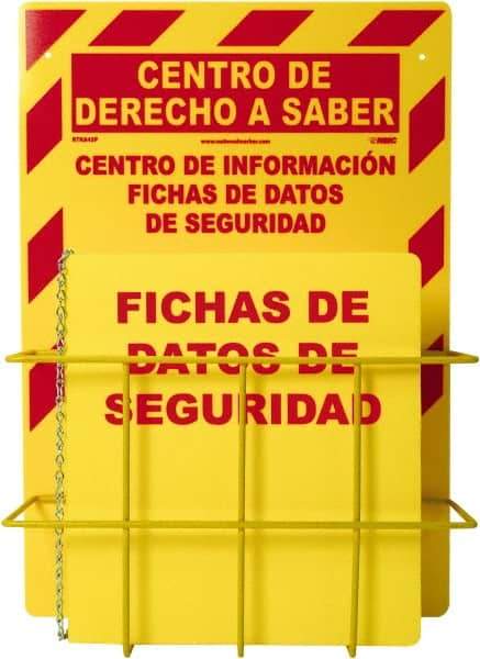 NMC - 20" Wide x 14" High, Information Center - 3 Rings, Spanish - Industrial Tool & Supply