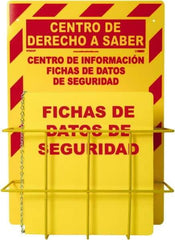NMC - 20" Wide x 14" High, Information Center - 3 Rings, Spanish - Industrial Tool & Supply