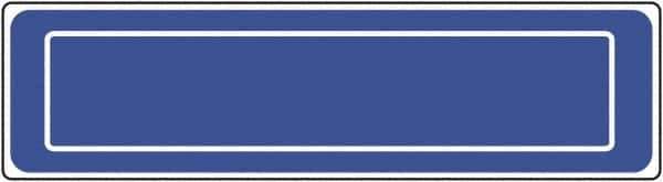 NMC - Pressure-Sensitive Vinyl Hard Hat Reflective Stripe Sheet - Adhesive Attachment, Blue, Compatible with All Hard Hats - Industrial Tool & Supply