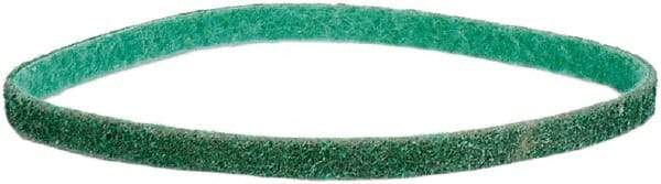 Norton - 1/2" Wide x 18" OAL, Aluminum Oxide Abrasive Belt - Aluminum Oxide, Fine, Nonwoven, Cloth Backing - Industrial Tool & Supply