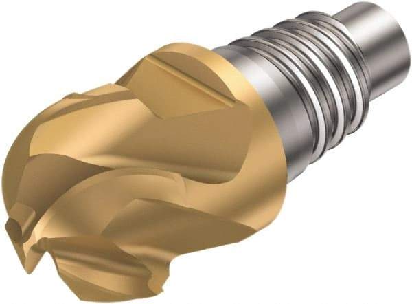 Sandvik Coromant - A316..BM G Grade 1030 Carbide Ball Nose Milling Tip Insert - TiAlN Finish, 4 Flutes, 15.88mm Cutting Diam, 8.5mm Depth of Cut, 18.7mm Extension, 5/16" Cnr Rad, 40° Helix - Industrial Tool & Supply