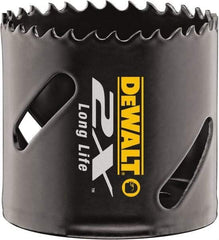 DeWALT - 1-7/16" Diam, 1-7/8" Cutting Depth, Hole Saw - Bi-Metal Saw, Toothed Edge - Industrial Tool & Supply
