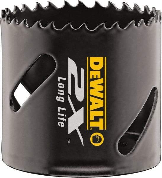 DeWALT - 1-5/8" Diam, 1-7/8" Cutting Depth, Hole Saw - Bi-Metal Saw, Toothed Edge - Industrial Tool & Supply