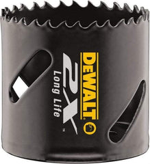 DeWALT - 2-1/4" Diam, 1-7/8" Cutting Depth, Hole Saw - Bi-Metal Saw, Toothed Edge - Industrial Tool & Supply