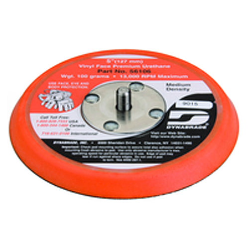 ‎Model 56185 - 5″ Diameter - 5/8″ Thickness - Non-Vacuum Soft Sander Pad - Industrial Tool & Supply