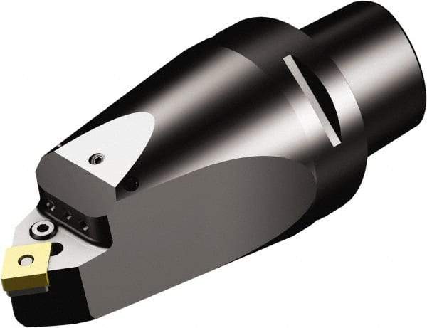 Sandvik Coromant - Neutral Cut, Size C10, CNMG 19 06 12 & CNMG 643 Insert Compatiblity, External Modular Turning & Profiling Cutting Unit Head - 110mm Head Length, Through Coolant, Series T-Max P - Industrial Tool & Supply