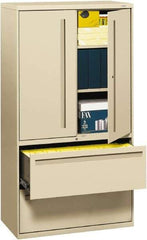 Hon - File & Cabinet Combinations Type: File/Cabinet Combo Color: Putty - Industrial Tool & Supply