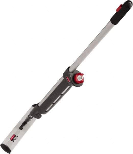 Rubbermaid - 459.74mm Long x 89mm Wide Aluminum Microfiber Cleaning System Frame - Black, Hook & Loop & Quick Connect - Industrial Tool & Supply