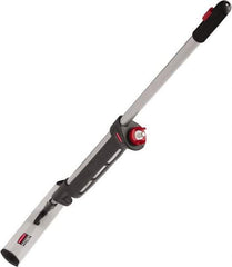 Rubbermaid - 459.74mm Long x 89mm Wide Aluminum Microfiber Cleaning System Frame - Black, Hook & Loop & Quick Connect - Industrial Tool & Supply