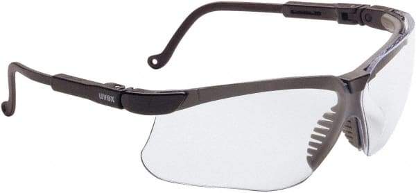 Uvex - Clear Lenses, Frameless Safety Glasses - Anti-Fog, Scratch Resistant, Adjustable Temples, Size Universal, Wrap Around - Industrial Tool & Supply