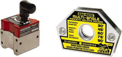 Mag-Mate - 1-1/2" Wide x 1-1/2" Deep x 2-1/2" High, Rare Earth Magnetic Welding & Fabrication Square - M5 x .80" Hole Thread, 37.5 Lb Capacity - Industrial Tool & Supply
