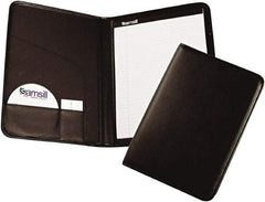 Samsill - 13" Long x 9" Wide Pad Holder - Black - Industrial Tool & Supply