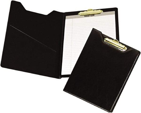 Samsill - 12-1/8" Long x 8" Wide Pad Holder - Black - Industrial Tool & Supply