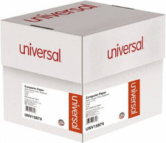UNIVERSAL - White, Canary, Pink & Buff Four-Part Carbonless Paper - Use with Tractor-Feed Printers - Industrial Tool & Supply