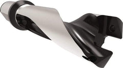 Allied Machine and Engineering - Series 32, 32 to 35mm Diam, 40mm Diam Straight Shank with Flange, Straight Flute Spade Drill - 105mm Max Depth, 157.7mm Body Length, 227.7mm OAL, Standard Length, Through Coolant - Industrial Tool & Supply