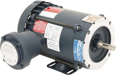 Leeson - 1/2 hp 1,800 Max RPM Explosion Proof Motor - 56C NEMA Frame, 230/460 Volts, 68% Efficiency at Full Load - Industrial Tool & Supply