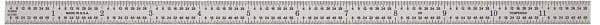 General - 18" Long, 1/100, 1/64, 1/32, 1/10" Graduation, Flexible Steel Rule - 5R Graduation Style, 3/4" Wide, Silver, Satin Chrome Finish - Industrial Tool & Supply