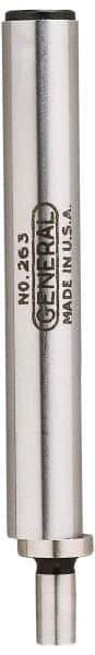 General - 0.2" Head Diam, 3/8" Shank, Single End, Mechanical Edge Finder - Accurate to 0.0005", Cylindrical Contact - Industrial Tool & Supply