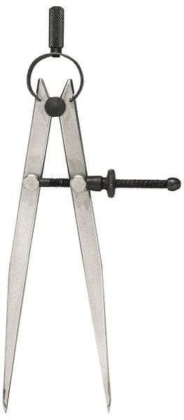 General - 4 Inch Leg, Spring Joint, Steel, Bright Finish, Divider - Industrial Tool & Supply