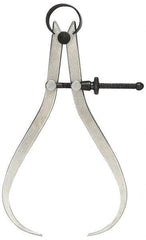 General - 8 Inch Leg, Steel, Bright Finish, Outside Caliper - Industrial Tool & Supply