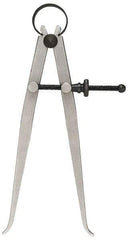 General - 10 Inch Leg, Steel, Bright Finish, Inside Caliper - Industrial Tool & Supply