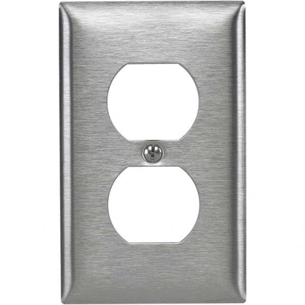 Wall Plates; Wall Plate Type: Outlet Wall Plates; Wall Plate Configuration: Duplex Outlet; Shape: Rectangle; Wall Plate Size: Standard; Number of Gangs: 1; Overall Length (Inch): 4-1/2; Overall Width (Decimal Inch): 2.8700; Overall Width (mm): 2.8700 in;