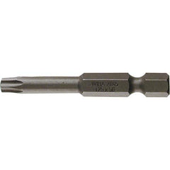 Wiha - T25 Power Bit - 1/4" Drive, 2" OAL - Industrial Tool & Supply