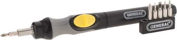 General - Inline Cordless Screwdriver - 100 RPM - Industrial Tool & Supply