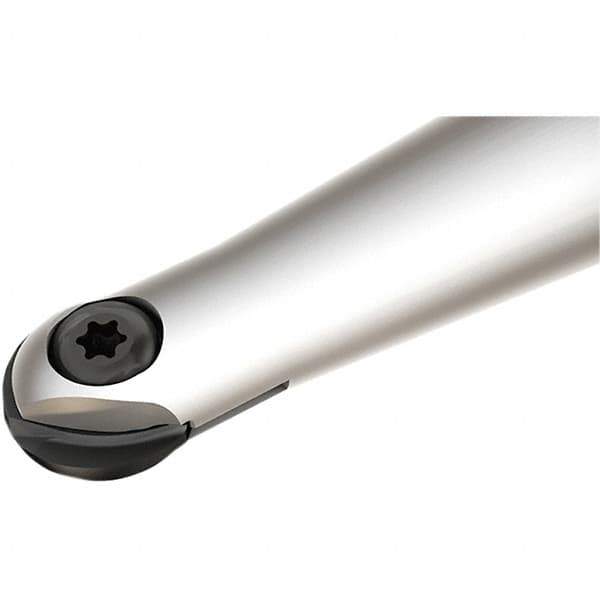 Iscar - 12mm Cut Diam, 20mm Shank Diam, 160mm OAL, Indexable Square Shoulder End Mill - H.. QF Inserts, Cylindrical Shank, Series BallPlus - Industrial Tool & Supply